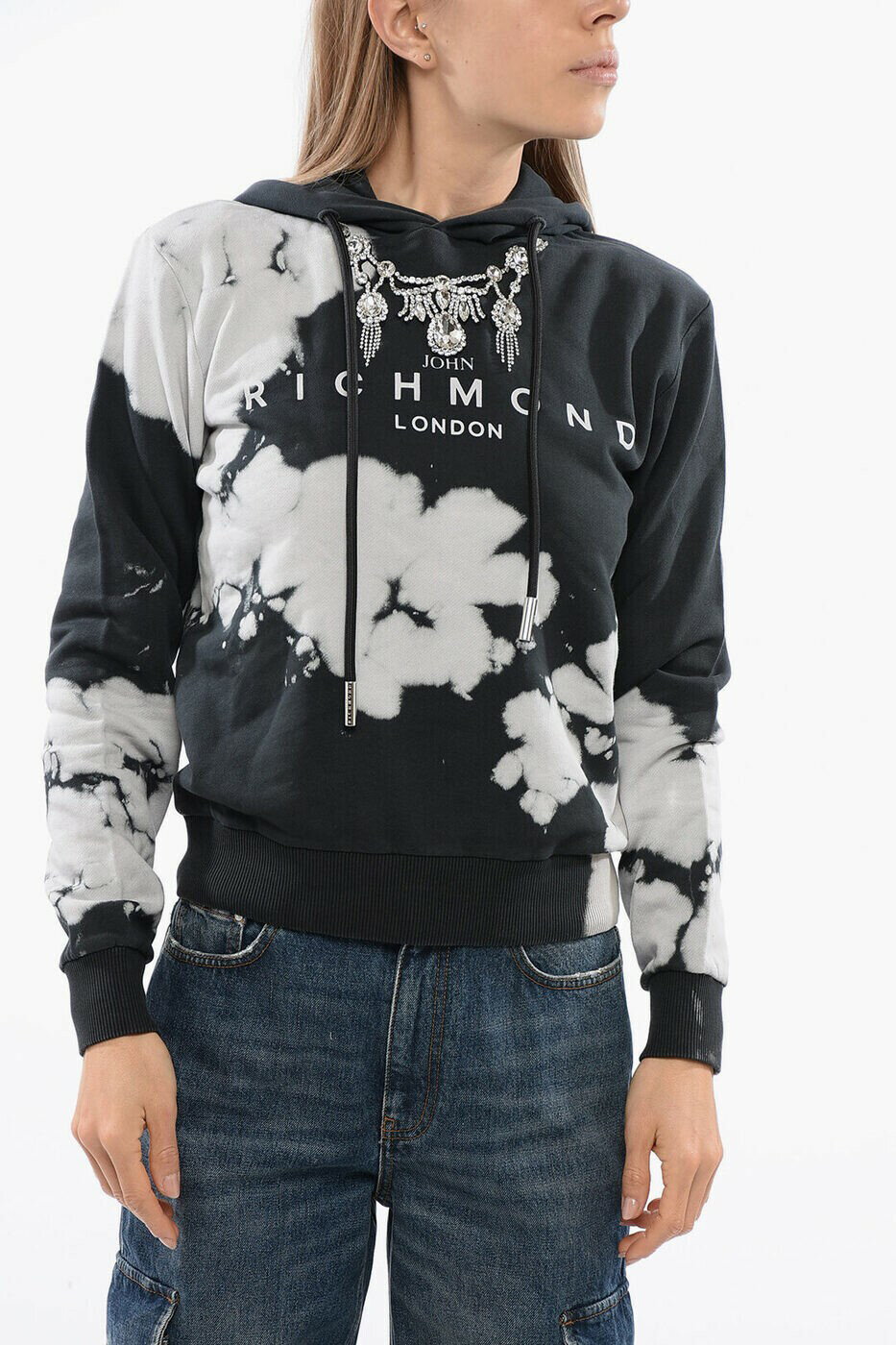 ������å����� JOHN RICHMOND �ȥ졼�ʡ� ��ǥ����� �֥�å� Sweatshirts RWP24178FE ���� ����̵�� ��åԥ�̵�� ...