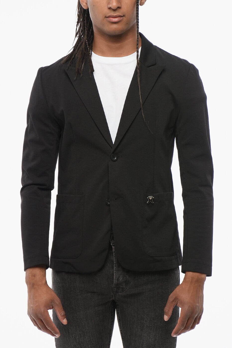 å JOHN RICHMOND ܥС㥱å 㥱å  ֥å Bomber jackets UMP24088GCBLACK ...