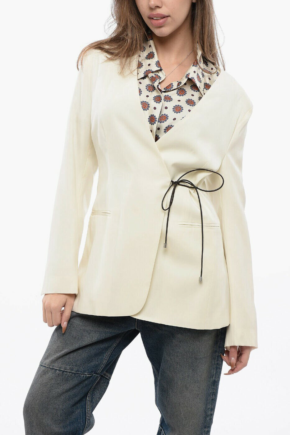 եӥ եå FABIANA FILIPPI ܥС㥱å 㥱å ǥ ۥ磻 Bomber jackets GCD213F168...