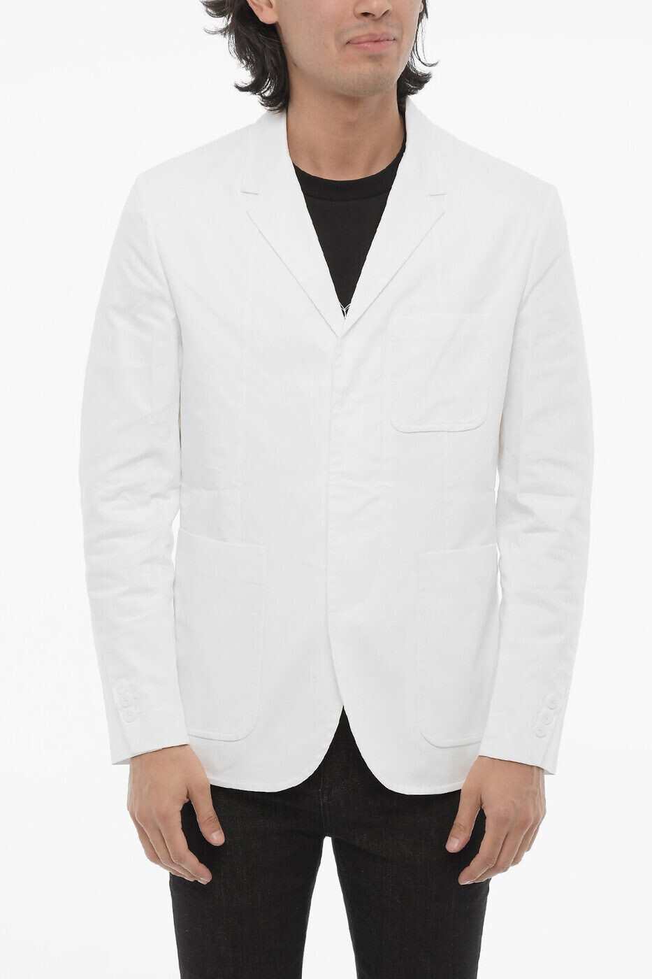 ˡ Хå NEIL BARRETT ܥС㥱å 㥱å  ۥ磻 Bomber jackets MY15072A-Y033 100N...