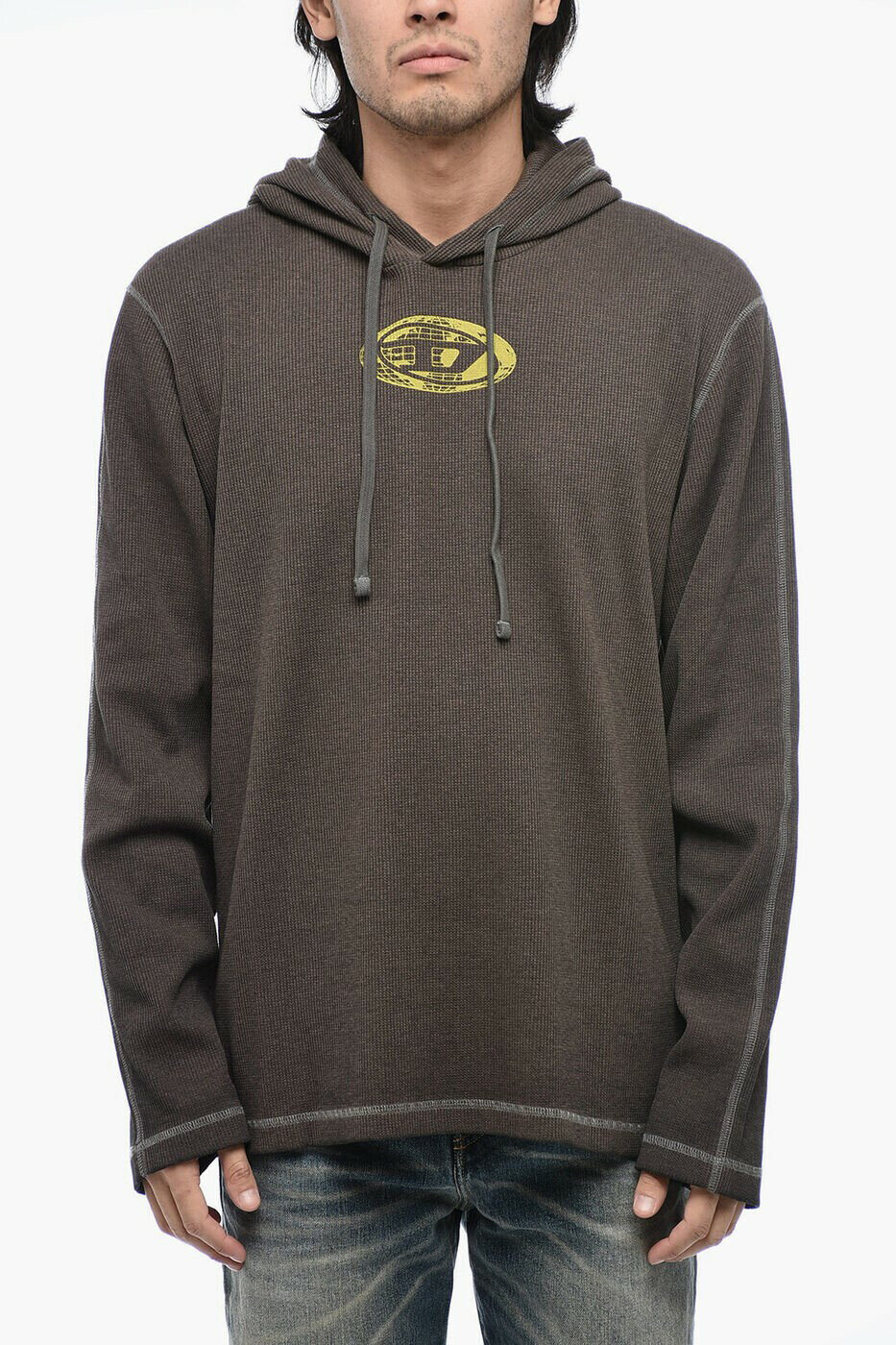 ディーゼル DIESEL クルーネックスウェットシャツ トレーナー メンズ ブラウン Crew neck sweatshirts A10423 0CKAA 9CMA 関税 送料無料 ラッピング無料 2025AW dk