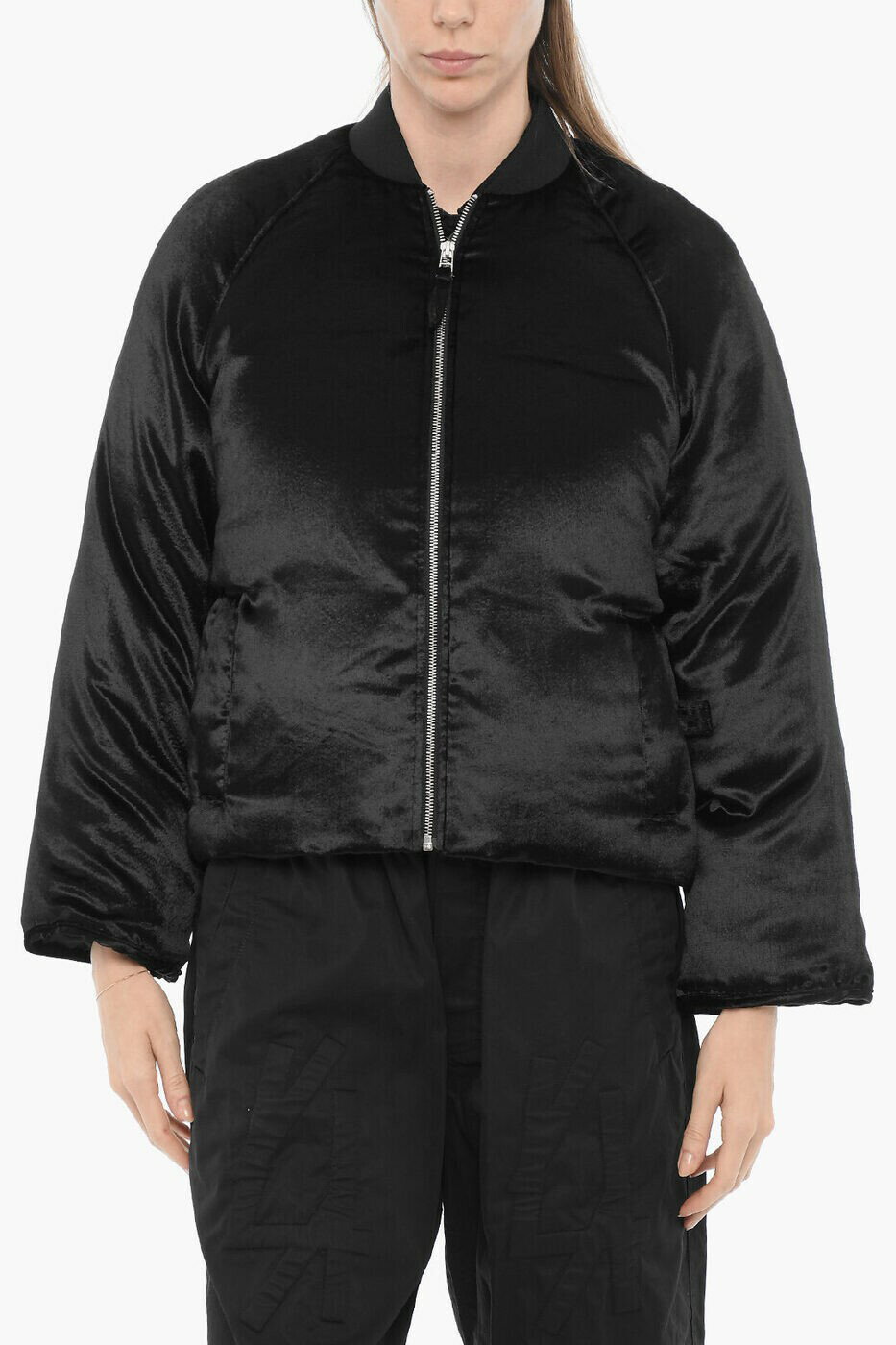 륹 LOULOU STUDIO ܥС㥱å 㥱å ǥ ֥å Bomber jackets AB07XLAFUXXX001 B...