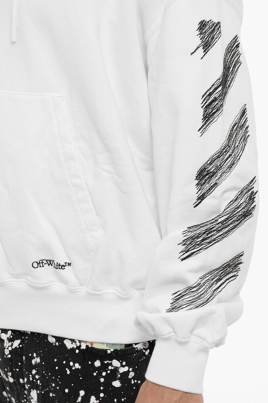 ���եۥ磻�� OFF WHITE ���롼�ͥå��������åȥ���� �ȥ졼�ʡ� ��� �ۥ磻�� Crew neck sweatshirts OMBB110S23FLE0050110 ���� ����̵�� ��åԥ�̵�� 2026SS dk