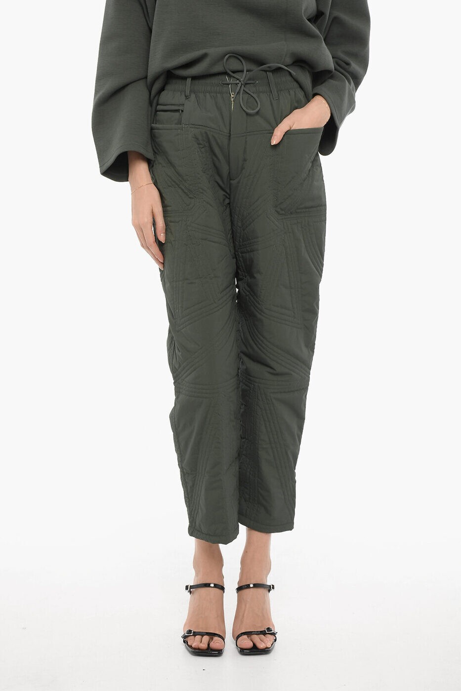 ワイスリー Y-3 パンツ レディース グリーン Cargo trousers IP7941 F UTIIVY 関税 送料無料 ラッピング無料 2025AW dk