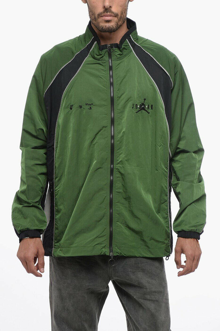 եۥ磻 OFF WHITE ܥС㥱å 㥱å  ꡼ Bomber jackets OMBD033G21FAB0015510 ...