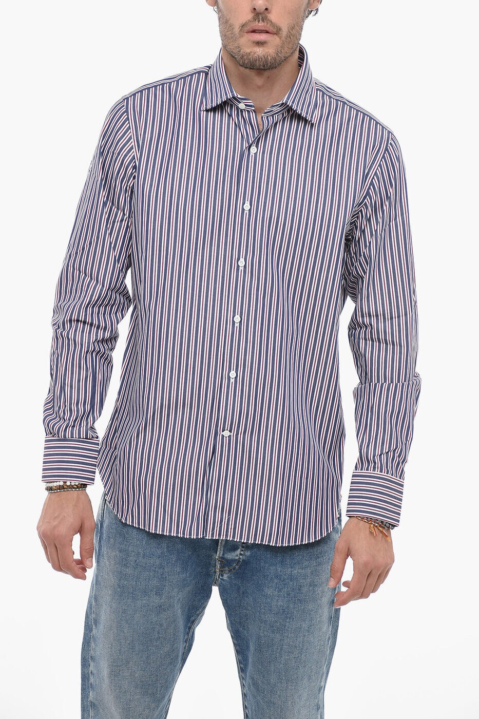 アレッサンドロゲラルディ ALESSANDRO GHERARDI シャツ メンズ ブルー Casual shirts 6723621 関税 送料無料 ラッピング無料 2025SS dk