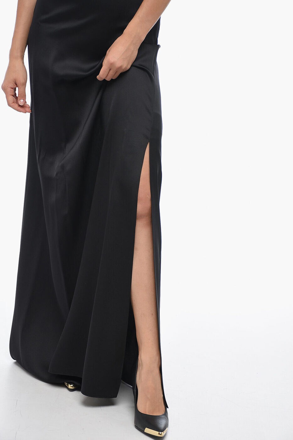 �С��Х꡼ BURBERRY ���󥰥ɥ쥹 �ɥ쥹 ��ǥ����� �֥�å� Long dresses 8058637 ���� ����̵�� ��åԥ�̵�� 2026SS dk