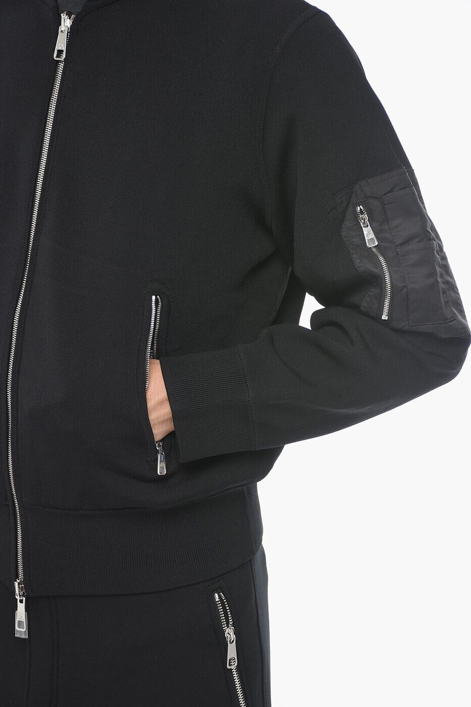 �ˡ��� �Х�å� NEIL BARRETT ���롼�ͥå��������åȥ���� �ȥ졼�ʡ� ��� �֥�å� Crew neck sweatshirts NBV7MA165A V609C 014 ���� ����̵�� ��åԥ�̵�� 2026AW dk