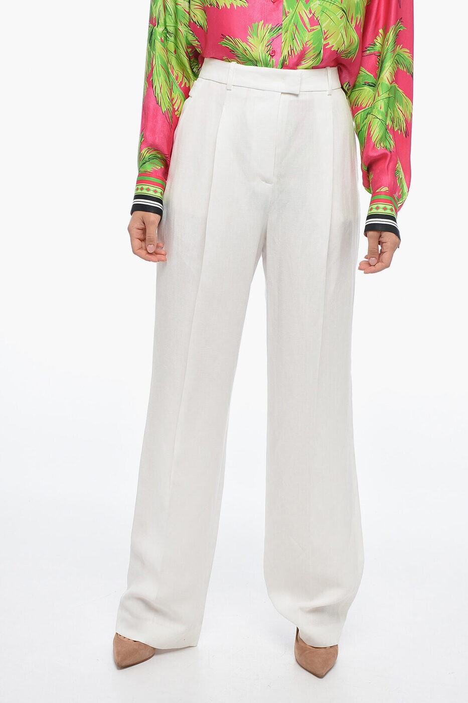 ファビアナ フィリッピ FABIANA FILIPPI ズボン パンツ レディース ホワイト Trousers PAD272W400/D399 25 関税 送料無料 ラッピング無料 2026SS dk