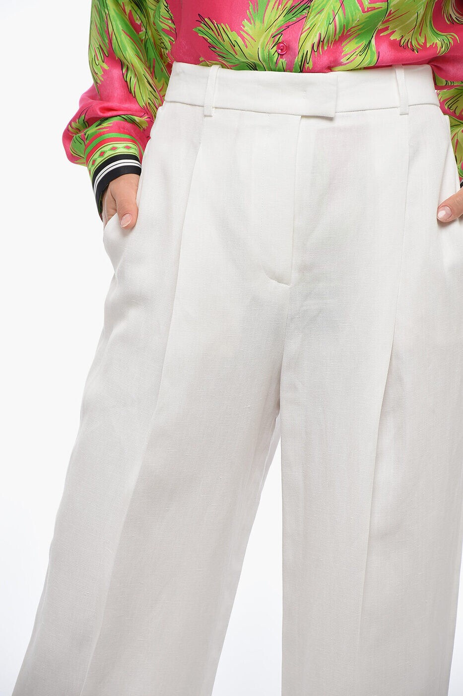 ファビアナ フィリッピ FABIANA FILIPPI ズボン パンツ レディース ホワイト Trousers PAD272W400/D399 25 関税 送料無料 ラッピング無料 2026SS dk