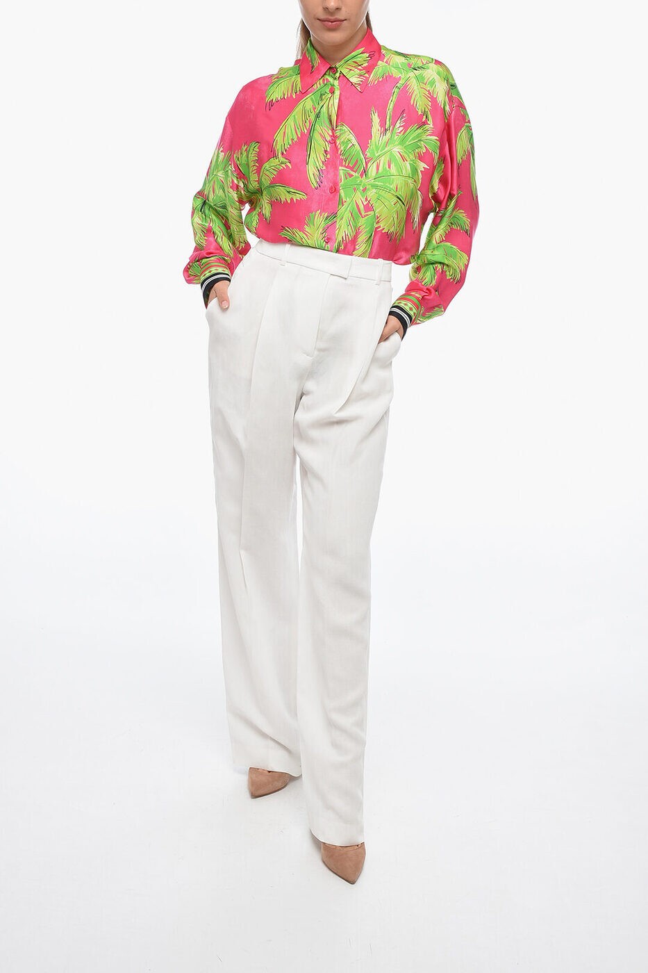 ファビアナ フィリッピ FABIANA FILIPPI ズボン パンツ レディース ホワイト Trousers PAD272W400/D399 25 関税 送料無料 ラッピング無料 2026SS dk