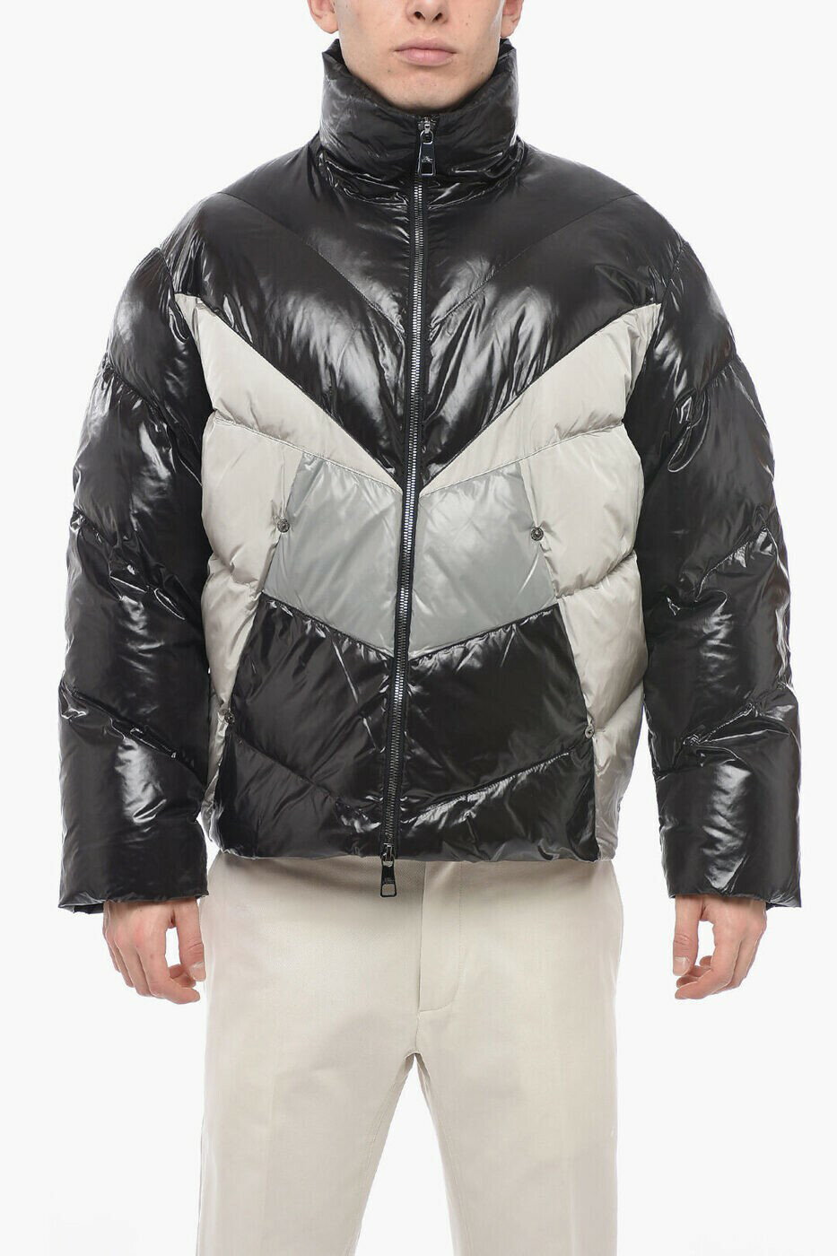 �ˡ��� �Х�å� NEIL BARRETT �Х��������㥱�å� ���㥱�å� ��� �֥�å� Biker jackets PBSP029CV T008C 345...