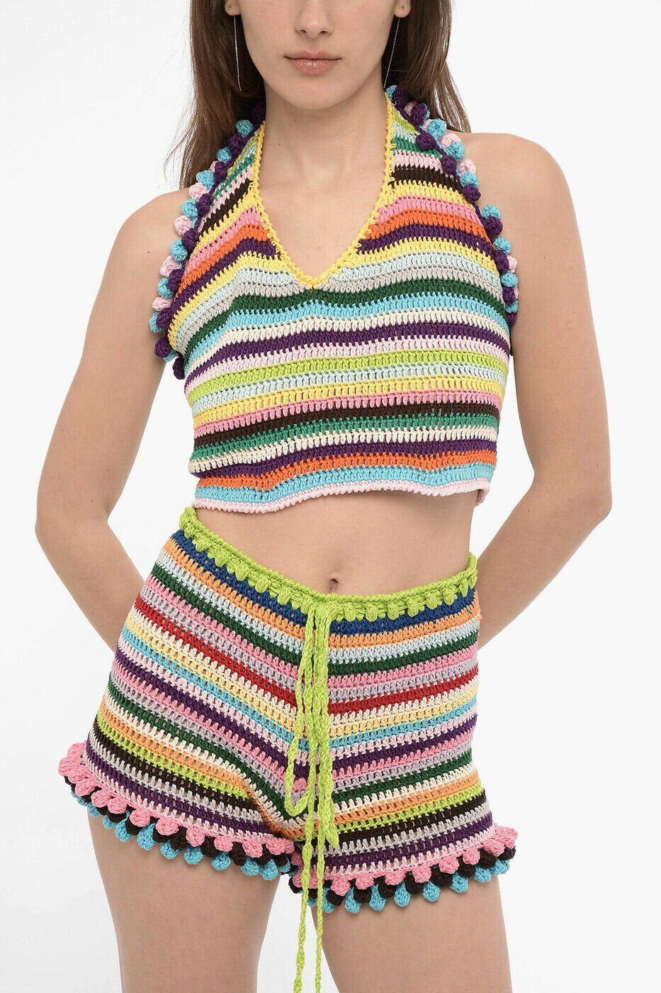 MATIMI Tシャツ トップス レディース マルチカラー T-shirts and tops ALBERNIACO MU 関税 送料無料 ラッピング無料 2025SS dk(4)