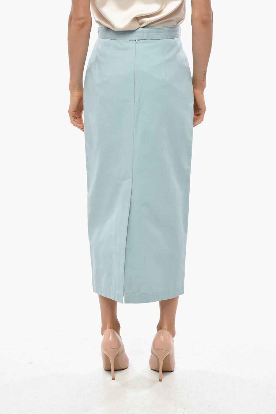 BRANDSHOP・クラージュ楽天市場店のスーパーブロンド SUPER BLOND スカート レディース ブルー Skirts SKIRTT/AZZURROC 関税 送料無料 ラッピング無料 2025AW dk｜アングル3