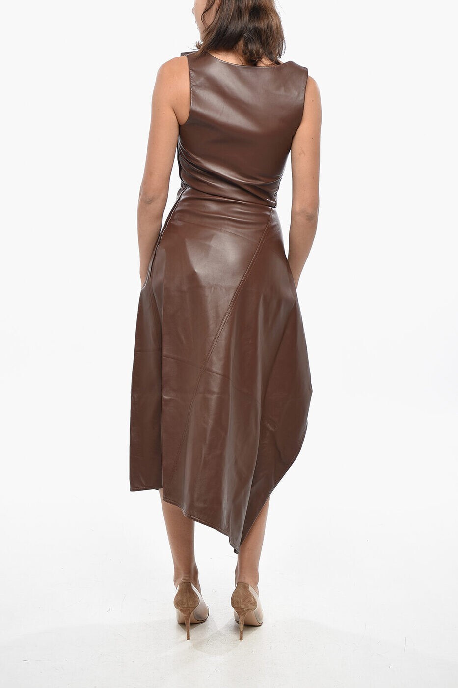 ボッテガ ヴェネタ BOTTEGA VENETA ワンピース ドレス レディース ブラウン Dresses 736930 V2S10 2543 関税 送料無料 ラッピング無料 2026AW dk