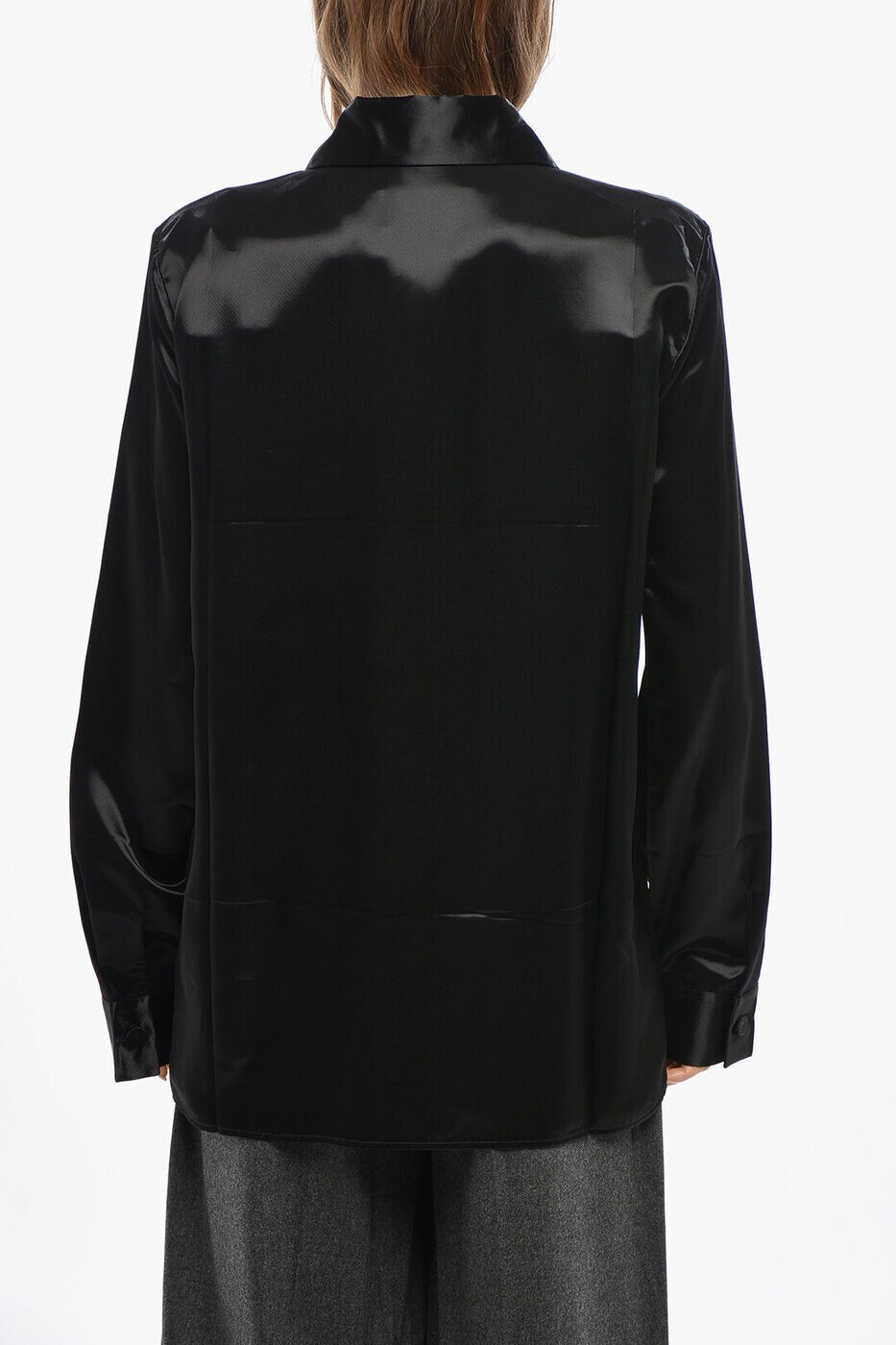 ���륵����� JIL SANDER ����� ��ǥ����� �֥�å� Casual shirts J03DL0180J65248 001 ���� ����̵�� ��åԥ�̵�� 2026AW dk