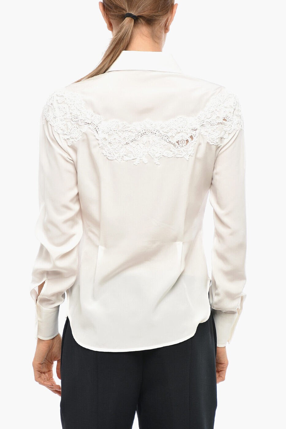 ����ޥ�� ������������� ERMANNO SCERVINO ����� ��ǥ����� �ۥ磻�� Casual shirts D452K302FKE 10606 ���� ����̵�� ��åԥ�̵�� 2026AW dk