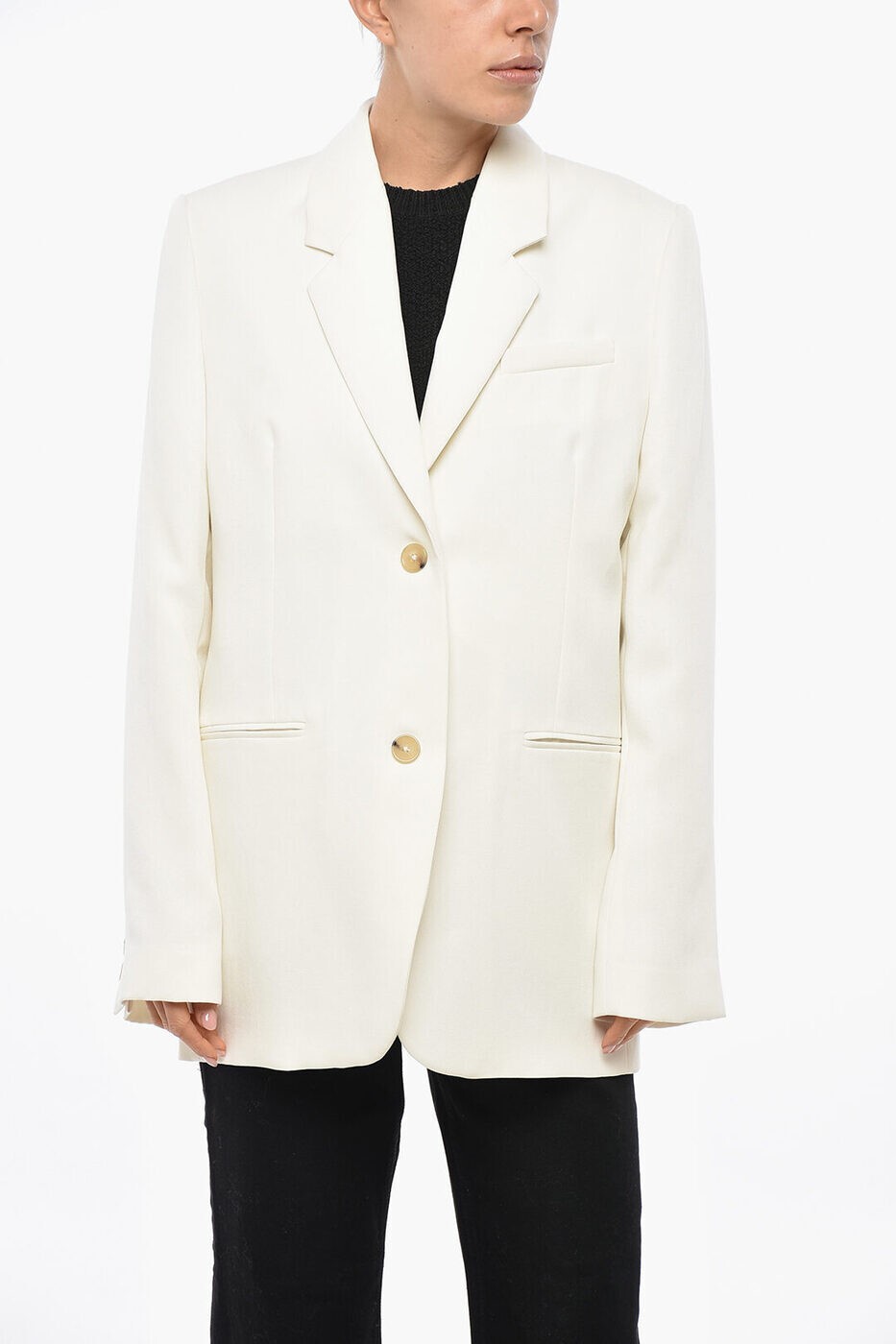 ȡƥ TOTEME ܥС㥱å 㥱å ǥ ۥ磻 Bomber jackets 243 WRZ869 FB0065 059  ...