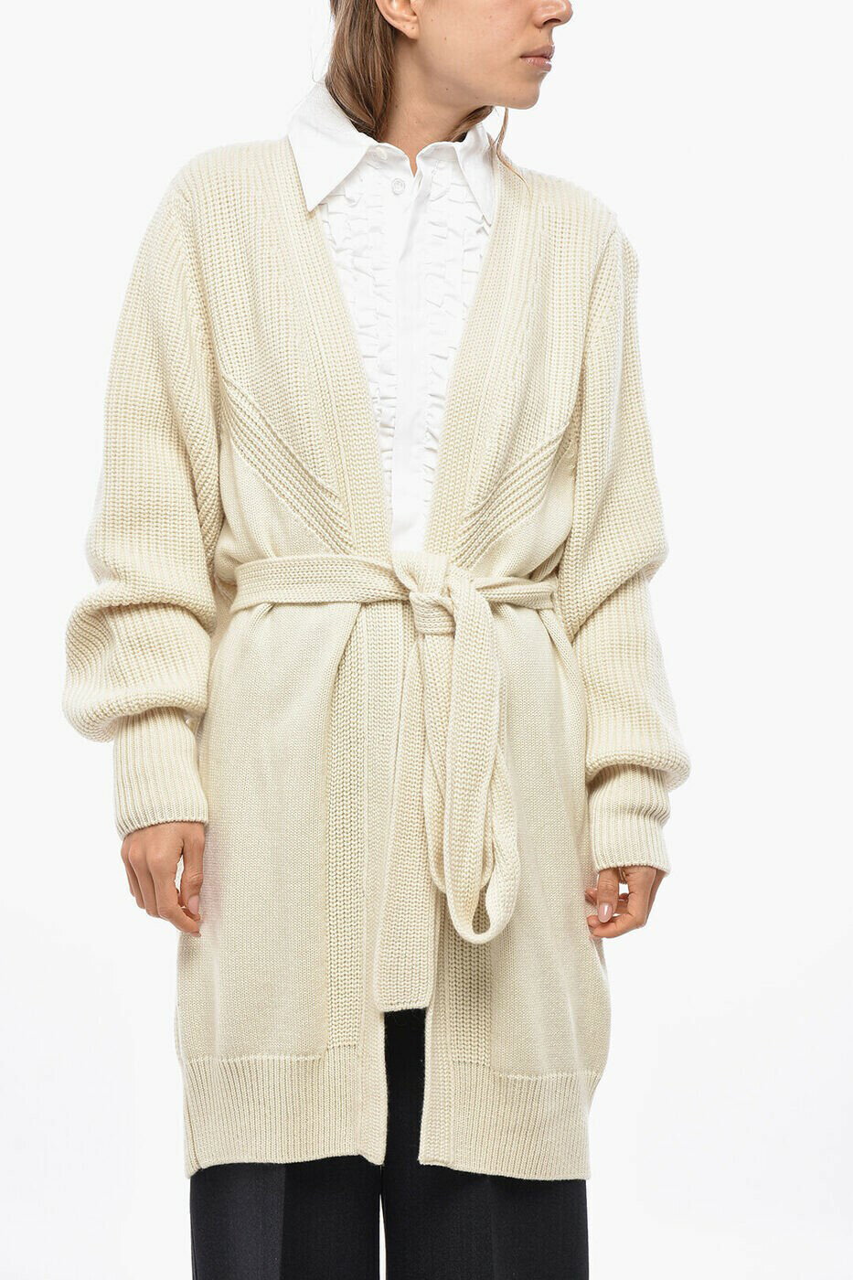 �����ե��� SA SU PHI �������� �˥åȥ����� ��ǥ����� �ۥ磻�� Knitwear W24705 0101 ���� ����̵�� ��åԥ�̵�� 2025...