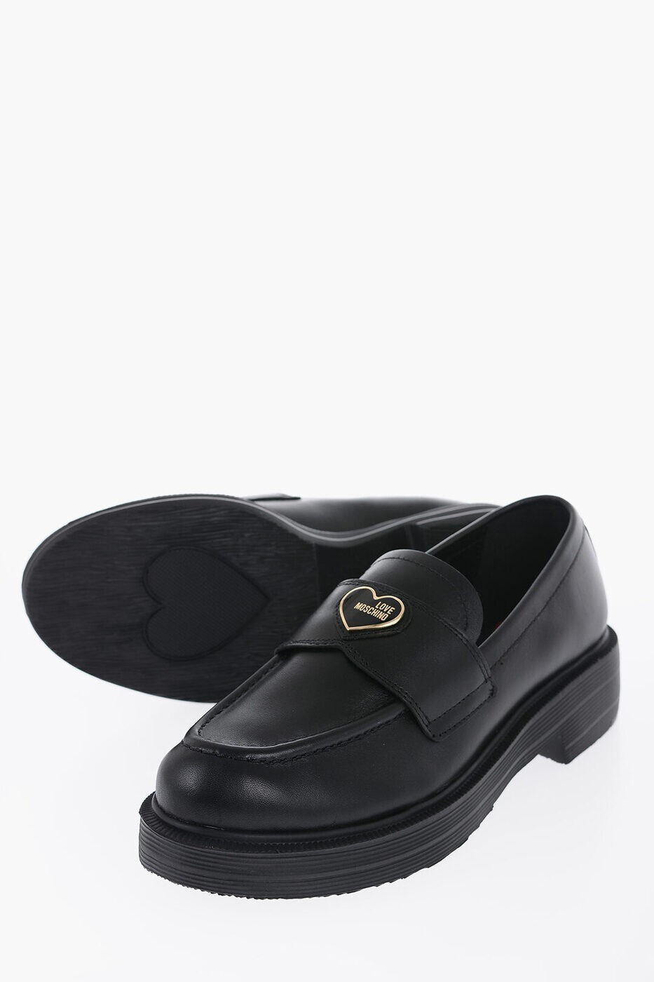 モスキーノ MOSCHINO ローファー レディース ブラック Loafers JA10454G0HIA0000 関税 送料無料 ラッピ..