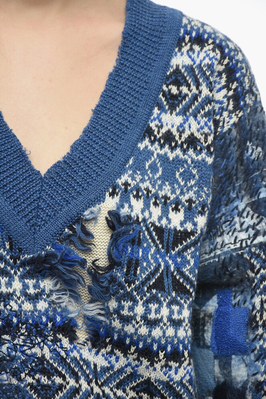 �᥾�� �ޥ른���� MAISON MARGIELA �������� �˥åȥ����� ��ǥ����� �֥롼 Knitwear S31GP0095 S17906 001J ���� ����̵�� ��åԥ�̵�� 2026SS dk