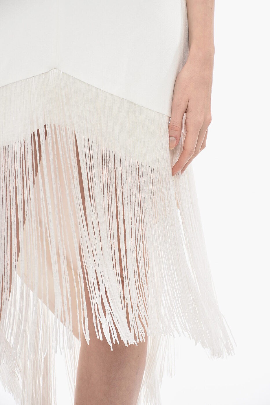 ���륵����� JIL SANDER ���󥰥ɥ쥹 �ɥ쥹 ��ǥ����� �ۥ磻�� Long dresses J03CT0131J65115 103 ���� ����̵�� ��åԥ�̵�� 2026SS dk
