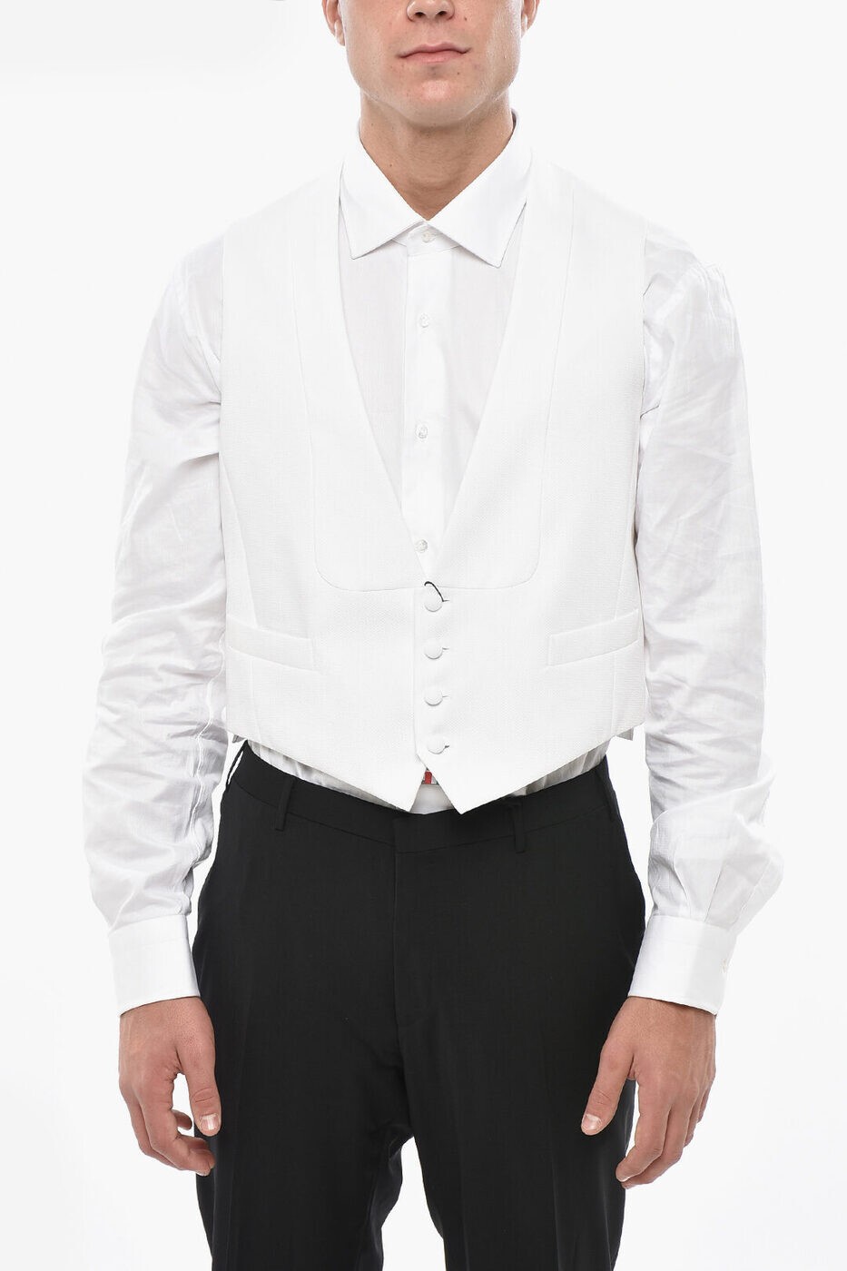 ͥꥢ CORNELIANI ȥ ٥  ۥ磻 Waistcoats 82C190 7118085 28  ̵ å...