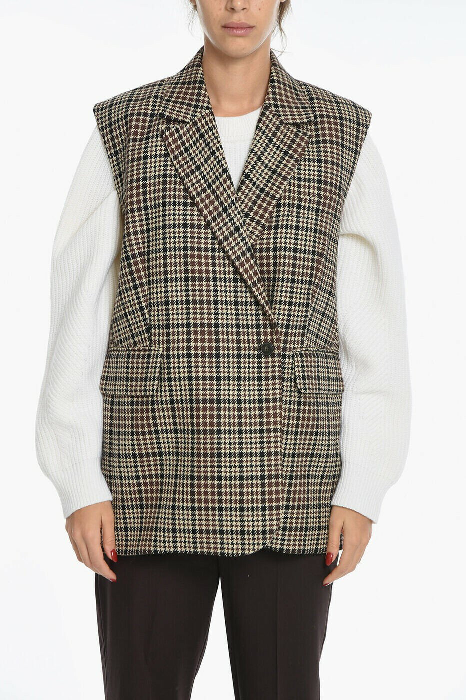 ӥƥإ BIRGITTE HERSKIND ȥ ٥ ǥ ޥ顼 Waistcoats 4532877 0 CHECKS...