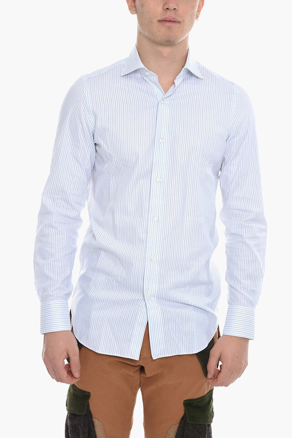 楽天BRANDSHOP・クラージュ楽天市場店フィナモレ FINAMORE 1925 シャツ メンズ ホワイト Casual shirts PE217 MILANO ZANTE 01 関税 送料無料 ラッピング無料 2025AW dk