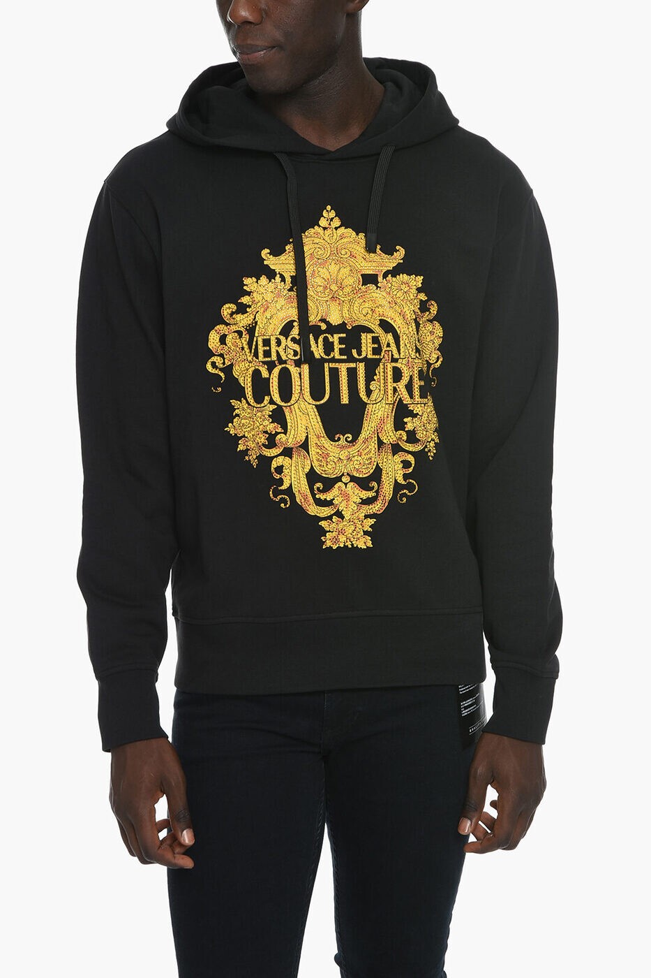 �����륵���� VERSACE ���롼�ͥå��������åȥ���� �ȥ졼�ʡ� ��� �֥�å� Crew neck sweatshirts 73G...