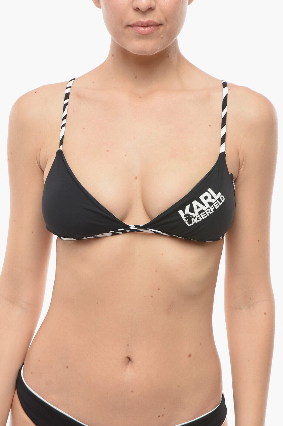 カール ラガーフェルド KARL LAGERFELD ビキニ スイムウェア レディース ブラック Bikinis KL22WTP25 BLACK 関税 送料無料 ラッピング無料 2025SS dk