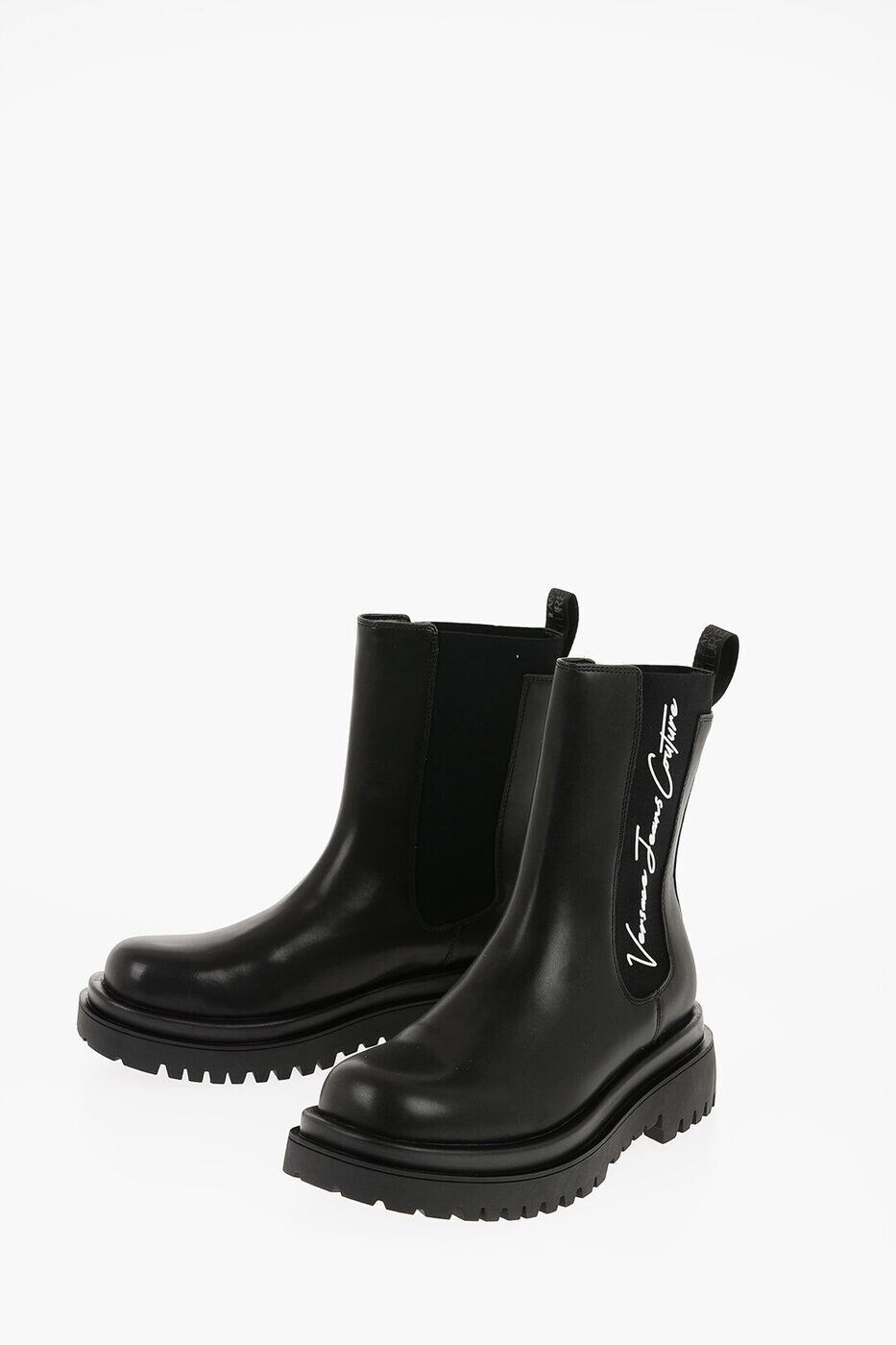 ヴェルサーチ VERSACE フラットブーツ ブーツ レディース ブラック Flat boots 75VA3S60 ZS868 899 関..