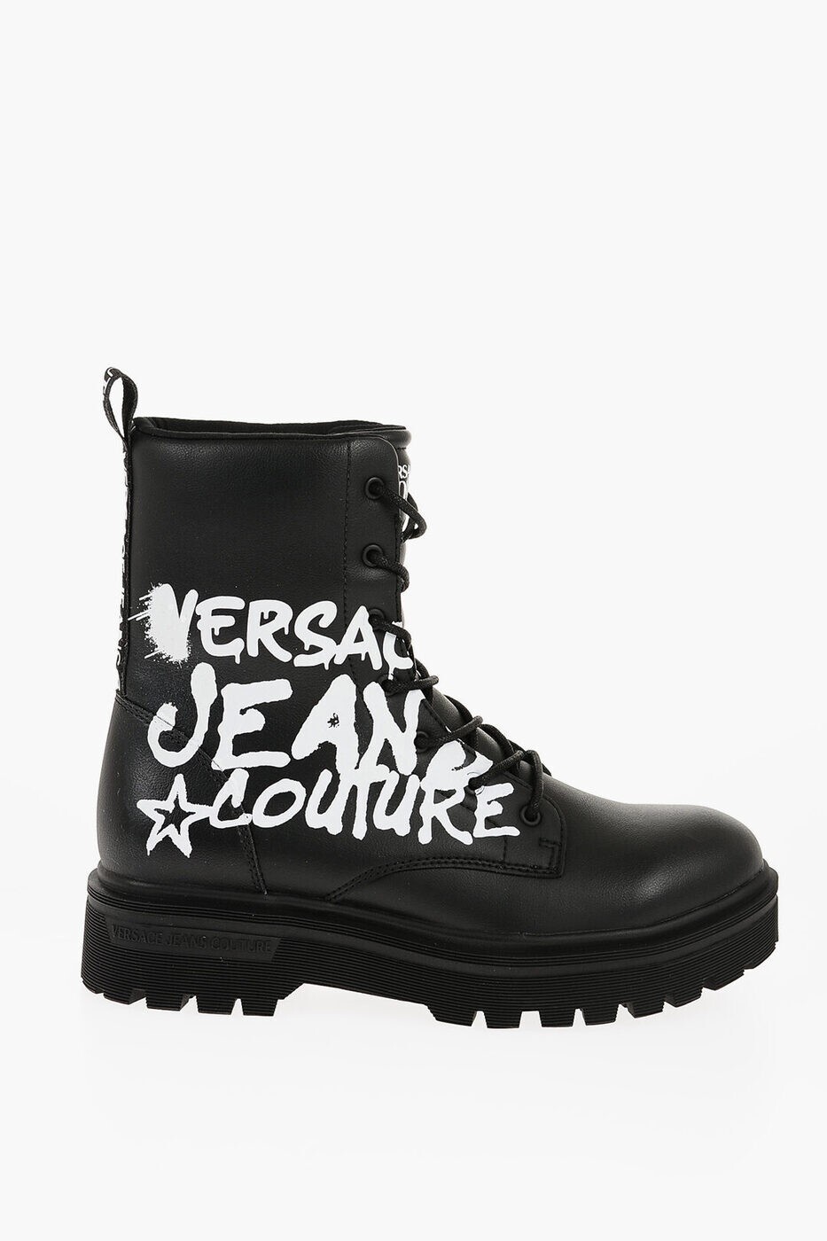 �����륵���� VERSACE �ե�åȥ֡��� �֡��� ��� �֥�å� Flat boots 75YA3S39 ZP237 899 ���� ����̵�� ��åԥ�̵�� 2026AW dk