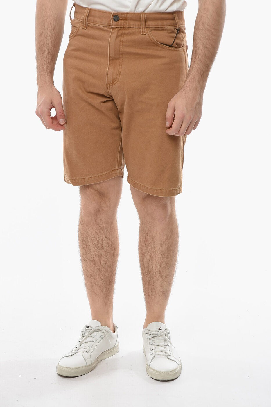 ディッキーズ DICKIES レギュラーフィットジーンズ デニム メンズ ブラウン Regular fit jeans DK0A4XN..