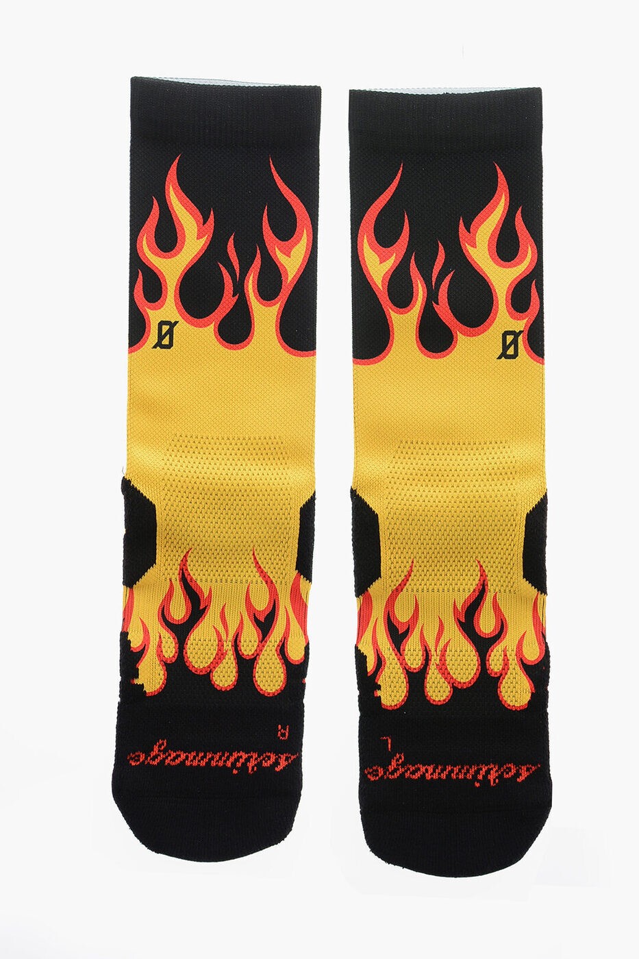 スクリメージ SCRIMMAGE 靴下 ソックス メンズ イエロー Socks FLAME FIRE 関税 送料無料 ラッピング無料 dk
