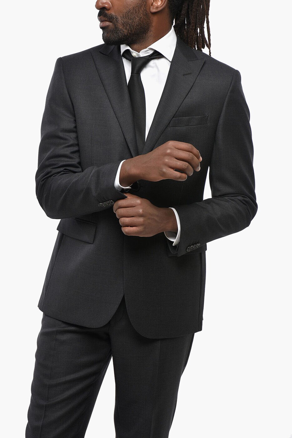 コルネリアーニ CORNELIANI フォーマル スーツ メンズ ブラック Formal Outfits 867Z71 0867281 015 関税 送料無料 ラッピング無料 2025AW dk