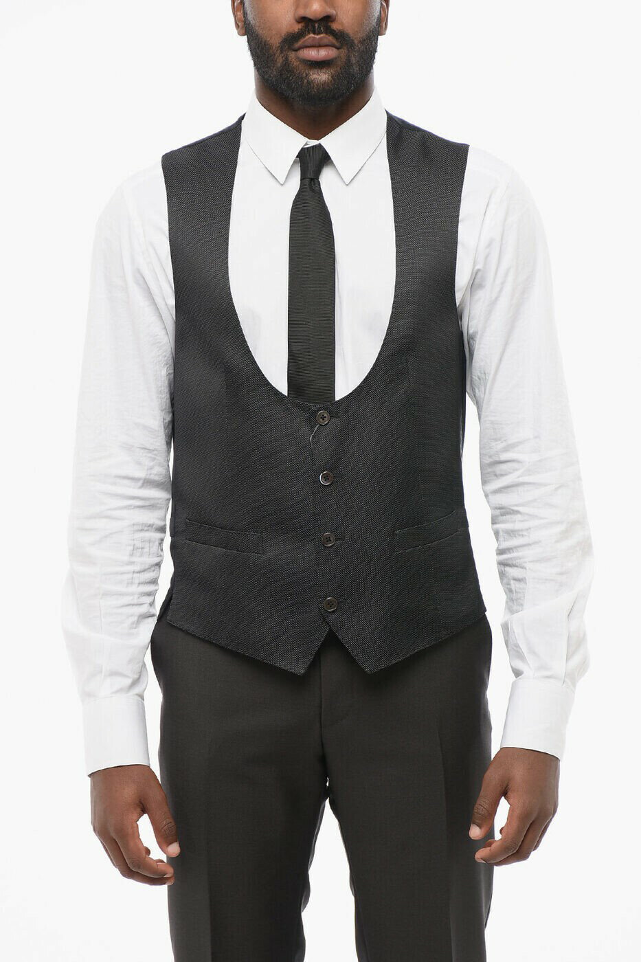 ͥꥢ CORNELIANI ȥ ٥  ֥å Waistcoats 79C096 7117199 091  ̵ ...