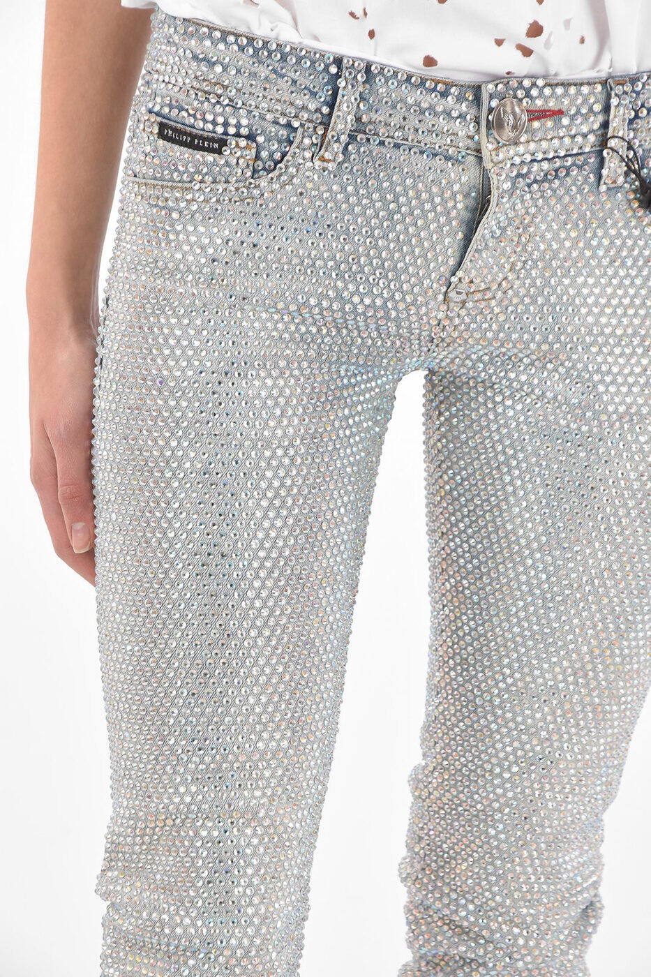 �ե���åץץ쥤�� PHILIPP PLEIN �쥮��顼�ե��åȥ����� �ǥ˥� ��ǥ����� �֥롼 Regular fit jeans S19C WDT0980 PDE004N 07IL ���� ����̵�� ��åԥ�̵�� 2026SS dk