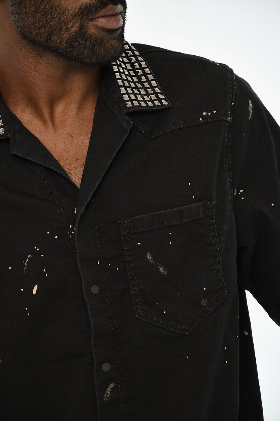 �ǥ��������������� DSQUARED2 ����� ��� �֥�å� Casual shirts S79DL0038 S30730 900 ���� ����̵�� ��åԥ�̵�� 2026SS dk
