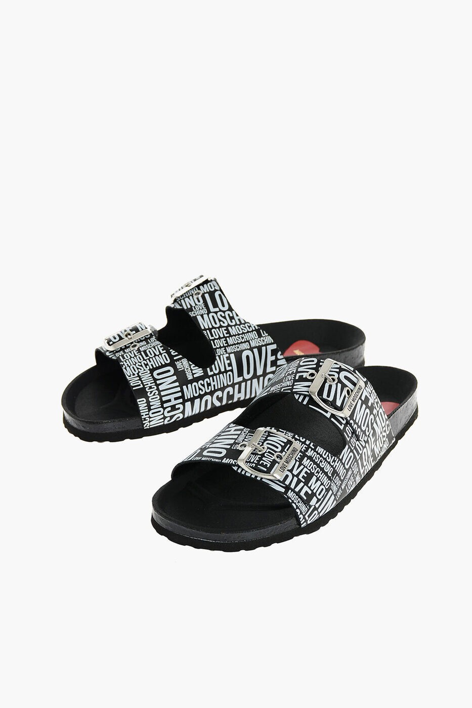 モスキーノ MOSCHINO サンダル レディース ブラック Sandals JA28073G1CIJ000A 関税 送料無料 ラッピング無料 2025SS dk