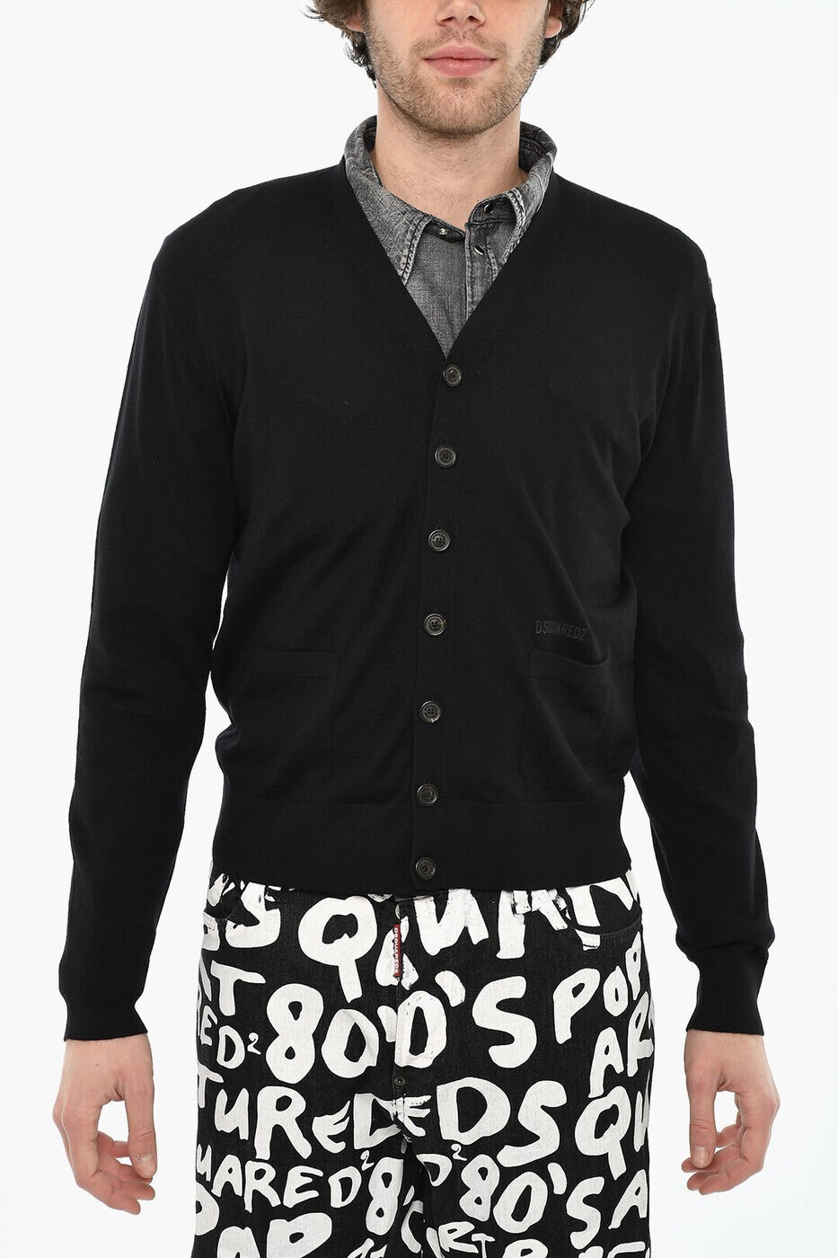 ディースクエアード DSQUARED2 セーター ニットウェア メンズ ブラック Knitwear S74HA1301 S18174 900 関税 送料無料 ラッピング無料 2026SS dk