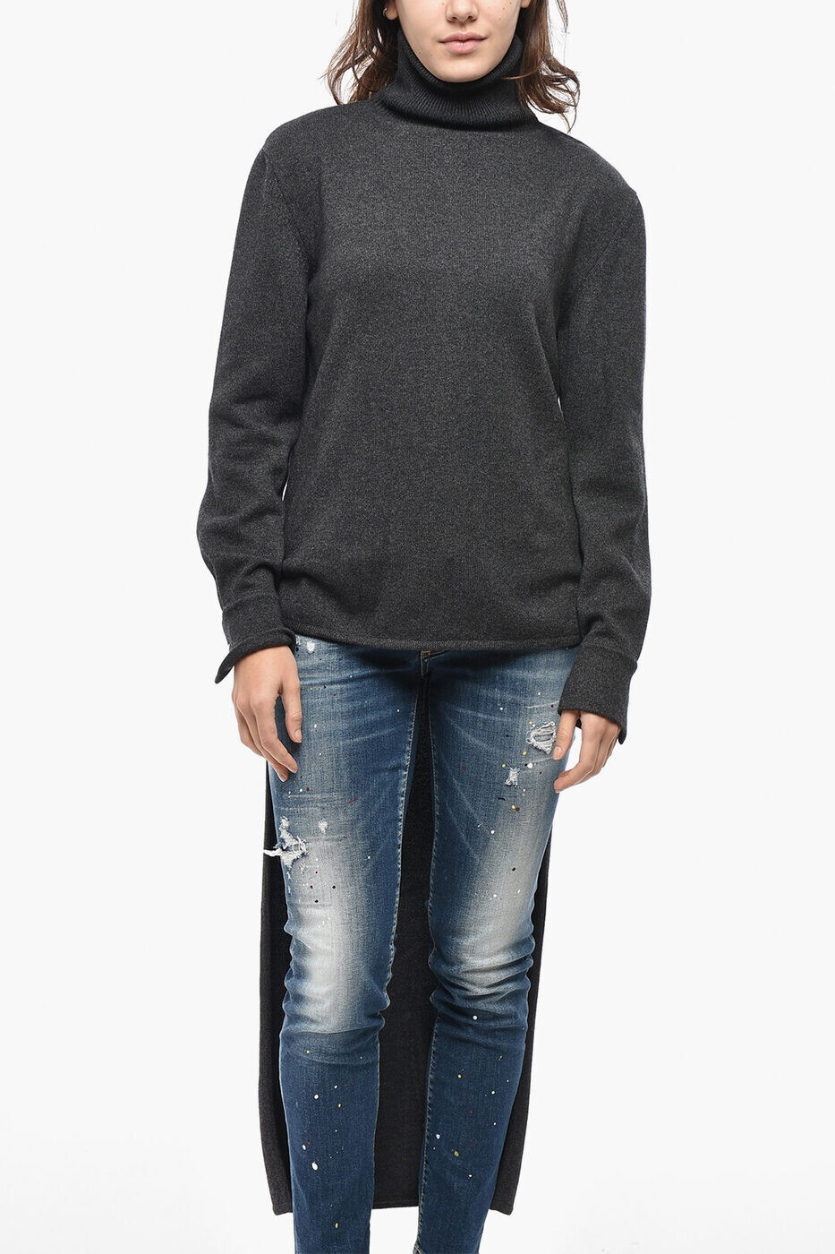 ���Х󥷥� GIVENCHY ���롼�ͥå������ѡ� �˥åȥ����� ��ǥ����� ���졼 Crew neck jumpers BW90RS4ZNC 025 ���� ...