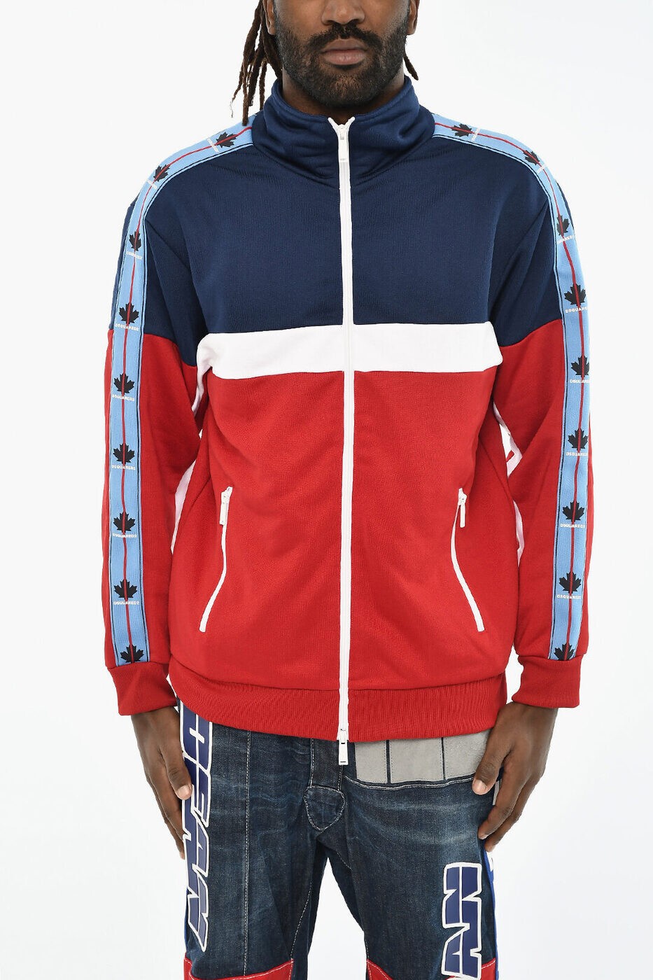 �ǥ��������������� DSQUARED2 ���롼�ͥå��������åȥ���� �ȥ졼�ʡ� ��� �ޥ�����顼 Crew neck sweatshi...