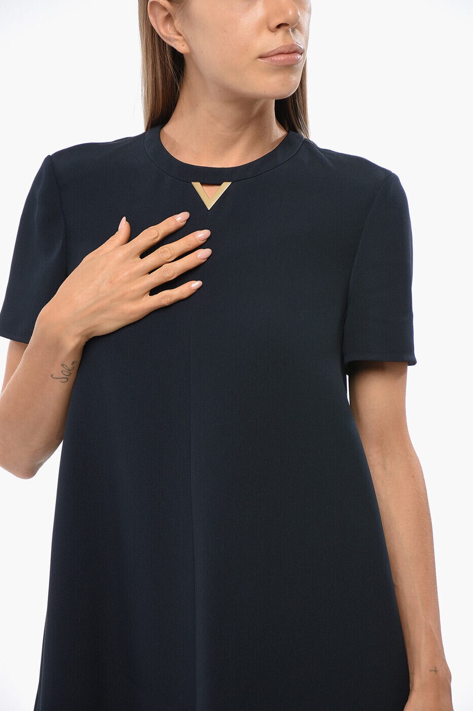 �Х����� VALENTINO ���󥰥ɥ쥹 �ɥ쥹 ��ǥ����� �֥롼 Long dresses 5B3VA9H78HF 598 ���� ����̵�� ��åԥ�̵�� 2026AW dk