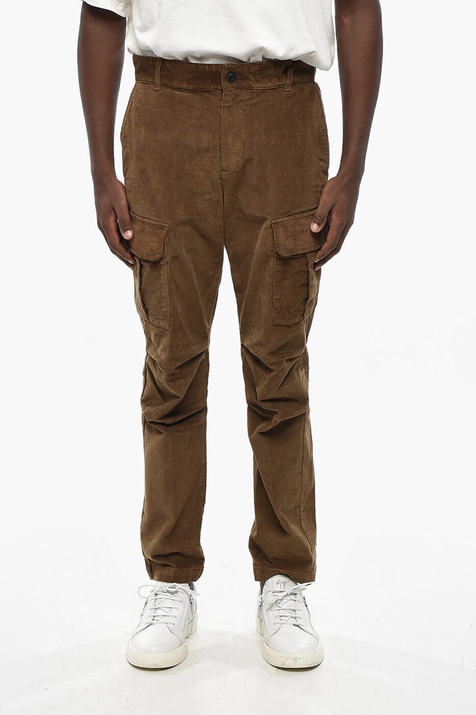 楽天BRANDSHOP・クラージュ楽天市場店ディーゼル DIESEL パンツ メンズ ブラウン Cargo trousers A13973 RQKAL 78V 関税 送料無料 ラッピング無料 2025AW dk