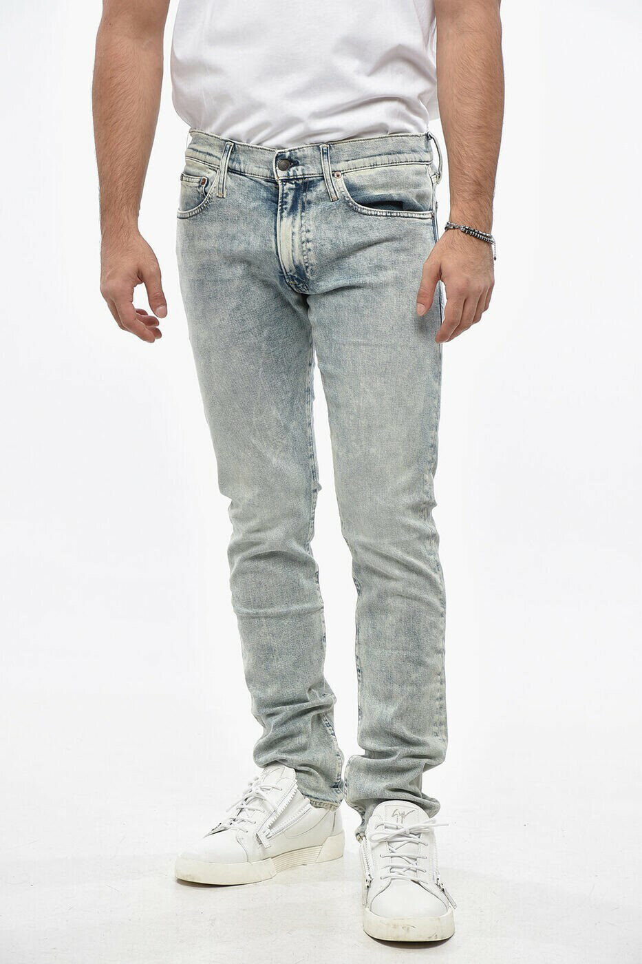 楽天BRANDSHOP・クラージュ楽天市場店ポロ ラルフ ローレン POLO RALPH LAUREN レギュラーフィットジーンズ デニム メンズ ブルー Regular fit jeans 710 900012 001 関税 送料無料 ラッピング無料 2025AW dk