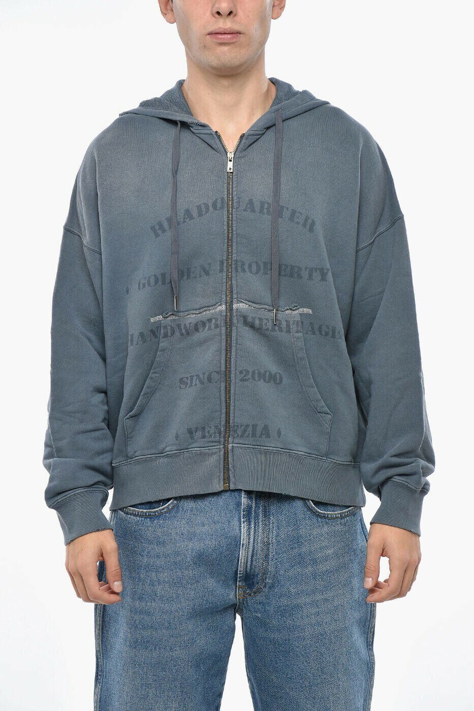 ゴールデン グース デラックス ブランド GOLDEN GOOSE クルーネックスウェットシャツ トレーナー メン..