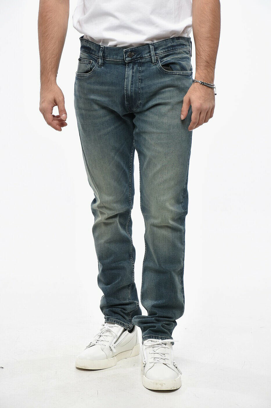 楽天BRANDSHOP・クラージュ楽天市場店ポロ ラルフ ローレン POLO RALPH LAUREN レギュラーフィットジーンズ デニム メンズ ブルー Regular fit jeans 710 869649 001 関税 送料無料 ラッピング無料 2025AW dk