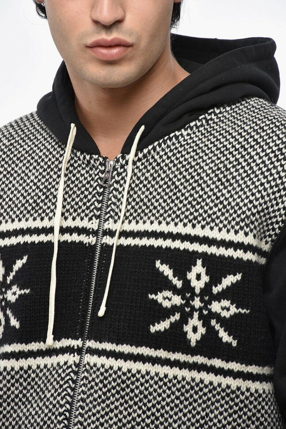 ������ �勵�ʥ� ���� �� ����륽�� JUNYA WATANABE COMME DES GARCONS ���롼�ͥå��������åȥ���� �ȥ졼�ʡ� ��� �֥�å� Crew neck sweatshirts WNT901100BLKXBLKOFFW ���� ����̵�� ��åԥ�̵�� 2026AW dk