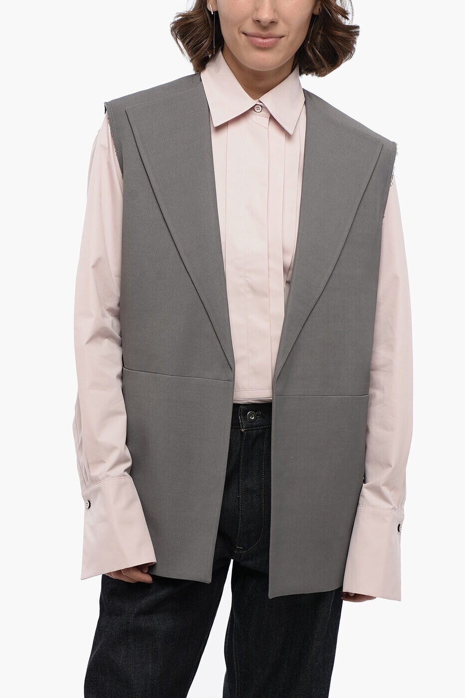 ���륵����� JIL SANDER �������ȥ����� �٥��� ��ǥ����� ���졼 Waistcoats J03BN0110 J65023 03...